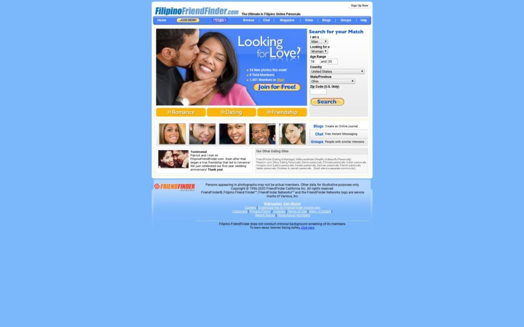 Filipino Friend Finder Site Review